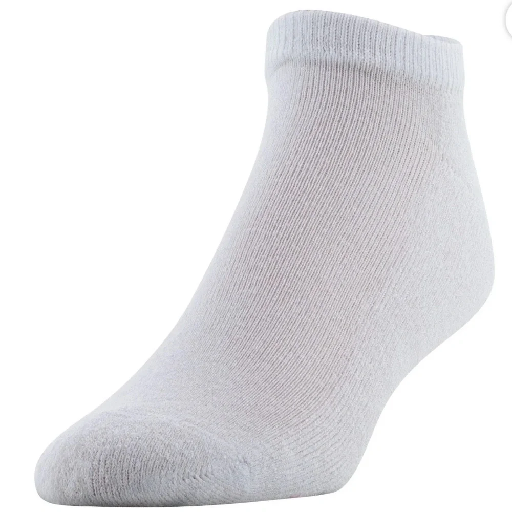 PowerSox Men's Cushion No Show Socks 12 Pairs